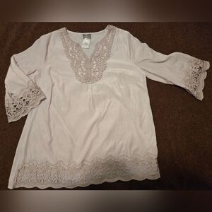 Fair Lady Lavender Blouse Womens Size 12